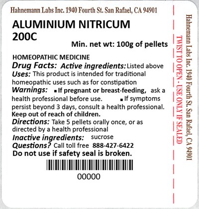 Aluminium Nitricum 200c 100g (Aluminium Nitricum 200c 100g)